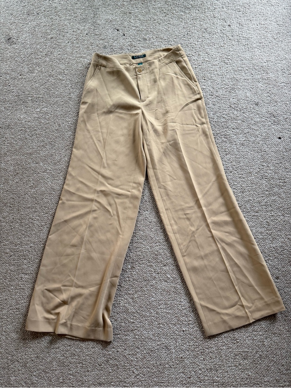 Classic Women’s Wide-Leg Dress Pants - Beige
